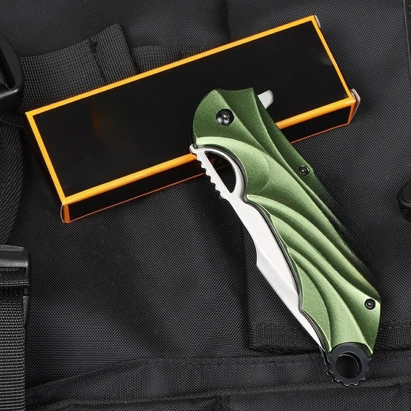 New Outdoor Camping Folding Knife 5CR13 Blade Oxidized aluminum Handle Pocket Survival Tactical Hunting Utility Knives EDC Tools
New Outdoor Camping Folding Knife 5CR13 Blade Oxidized aluminum Handle Pocket Survival Tactical Hunting Utility Knives EDC Tools