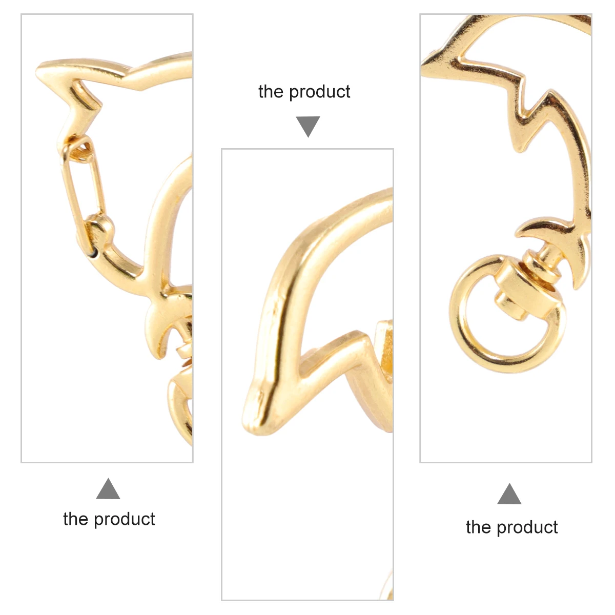 20 Pcs Wallet Metal Dolphin Keychain Jewelry Making Tools Snap Hook Pendants for Charms Kit Golden Clasps Miss
20 Pcs Wallet Metal Dolphin Keychain Jewelry Making Tools Snap Hook Pendants for Charms Kit Golden Clasps Miss