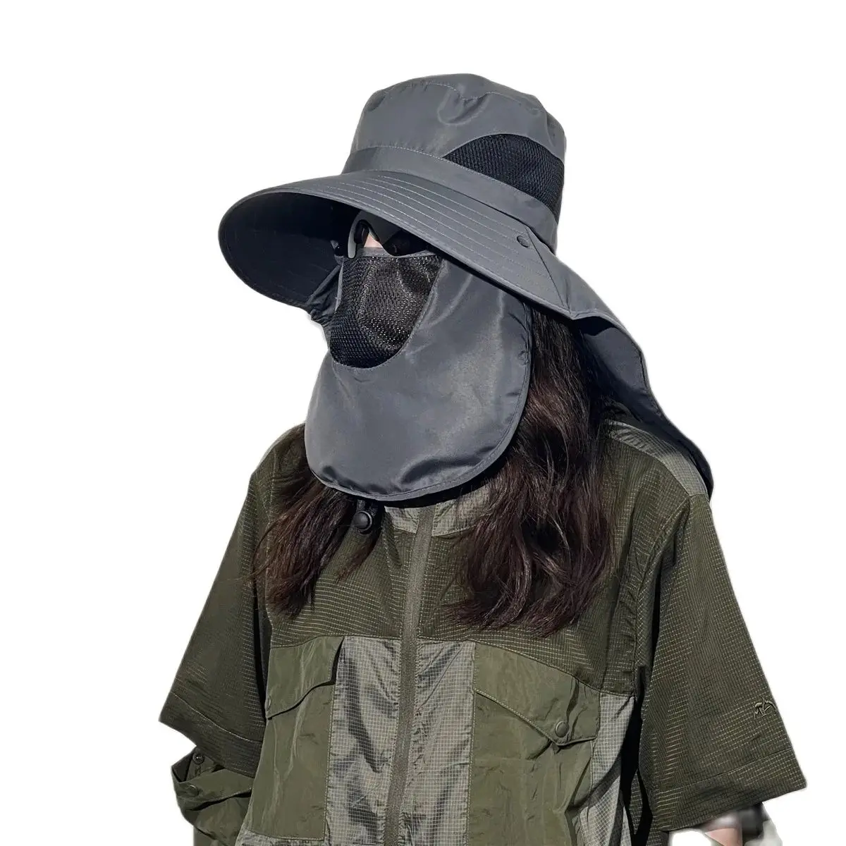 Outdoor Fishing Mountaineering Sunscreen Anti-Mosquito Cap Men And Women Universal Neck Sun Hat Mountaineering Fishing Cap
Outdoor Fishing Mountaineering Sunscreen Anti-Mosquito Cap Men And Women Universal Neck Sun Hat Mountaineering Fishing Cap