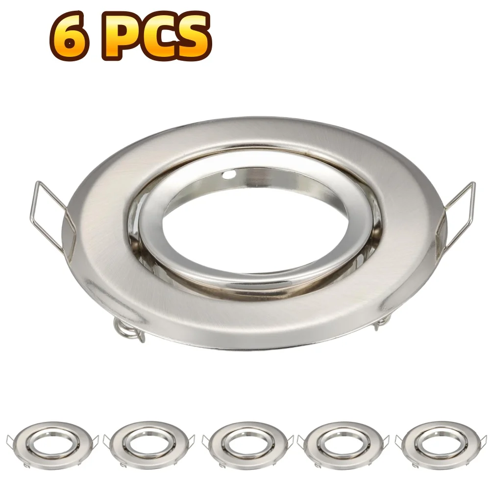 6/12 Pcs Iron Metal Housing Cover GU10 Round LED Module Spot Light Holder Fixed Recessed Led Downlight Frame
6/12 Pcs Iron Metal Housing Cover GU10 Round LED Module Spot Light Holder Fixed Recessed Led Downlight Frame