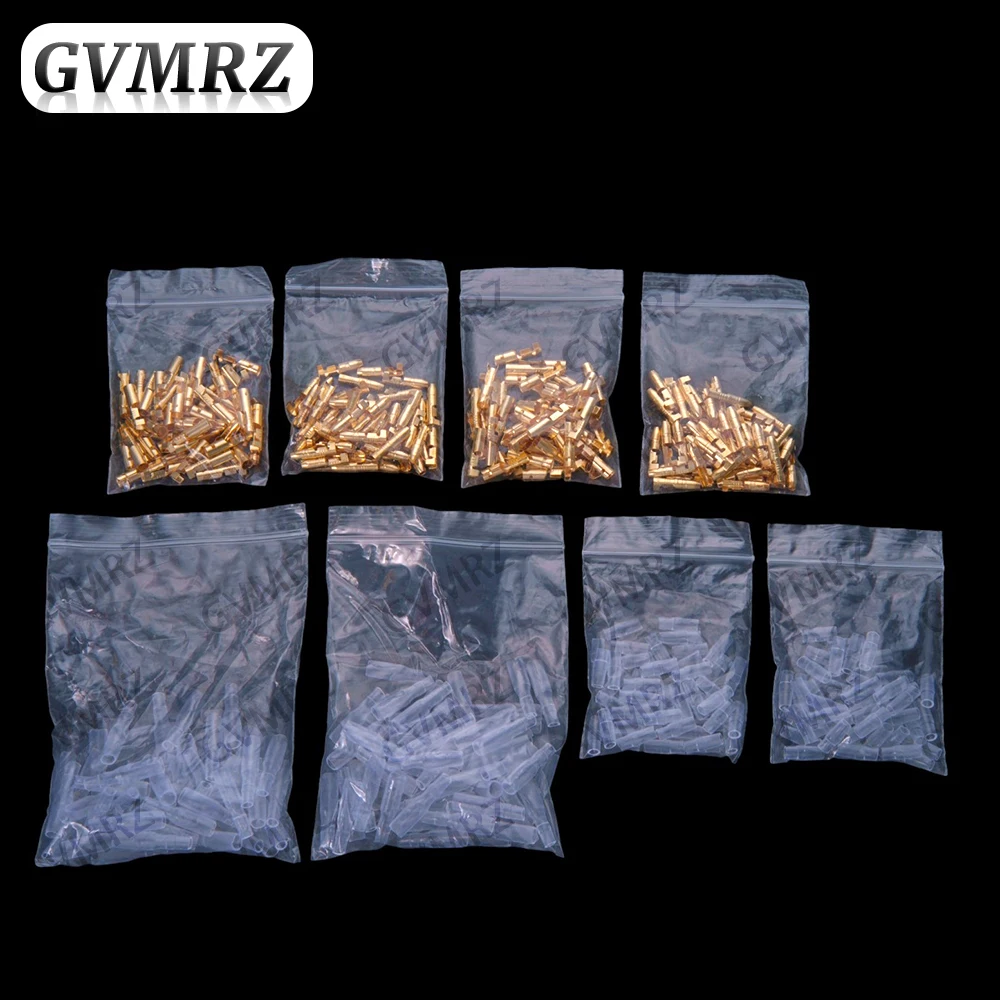 100 sets of sheathed 4.0 bullet-shaped male and female quick-connect wire connectors and cold-pressed terminals 4.0
100 sets of sheathed 4.0 bullet-shaped male and female quick-connect wire connectors and cold-pressed terminals 4.0
