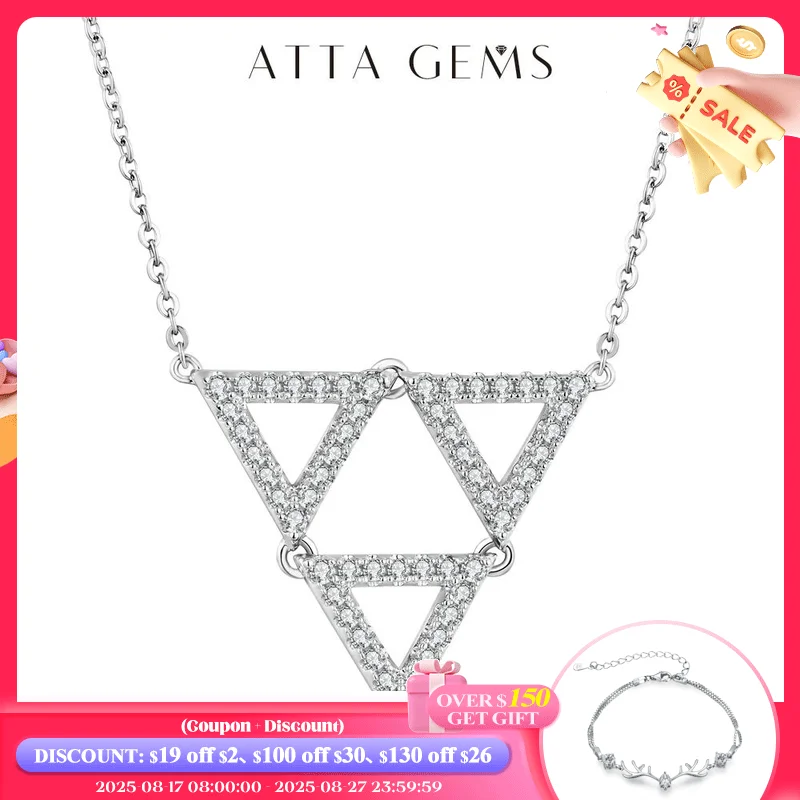 ATTAGEMS 925 Silver Moissainte Necklace Pendant Round Cut 1.4mm D Color Moissanite Pass Diamond Test for Women Fine Neck Jewelry
ATTAGEMS 925 Silver Moissainte Necklace Pendant Round Cut 1.4mm D Color Moissanite Pass Diamond Test for Women Fine Neck Jewelry