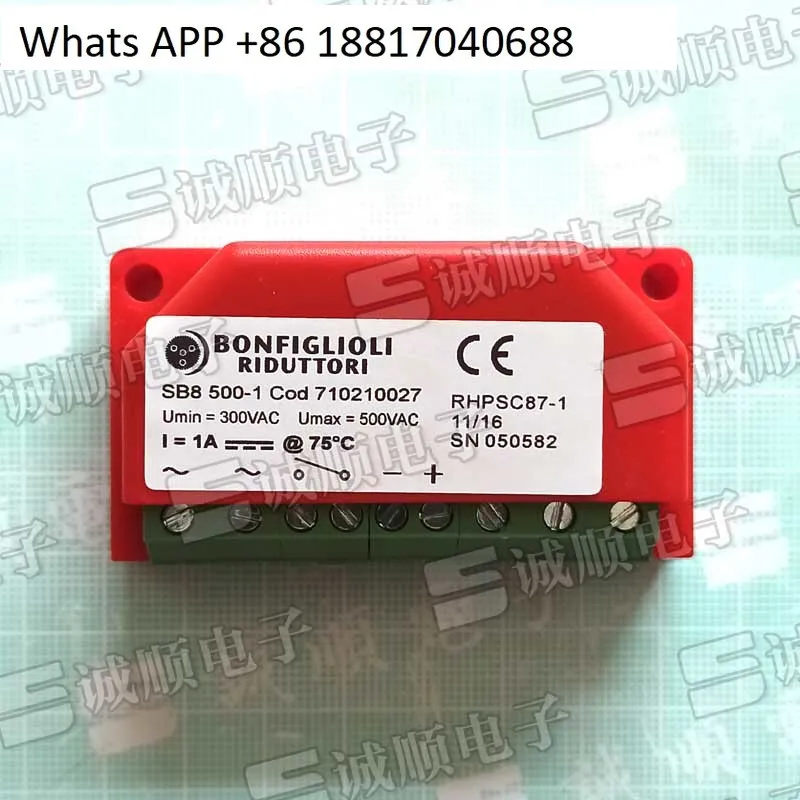 SB8 500-1 710210027 300 Vac 500 1A BONFIGLIOLI RHPSC87-1
SB8 500-1 710210027 300 Vac 500 1A BONFIGLIOLI RHPSC87-1