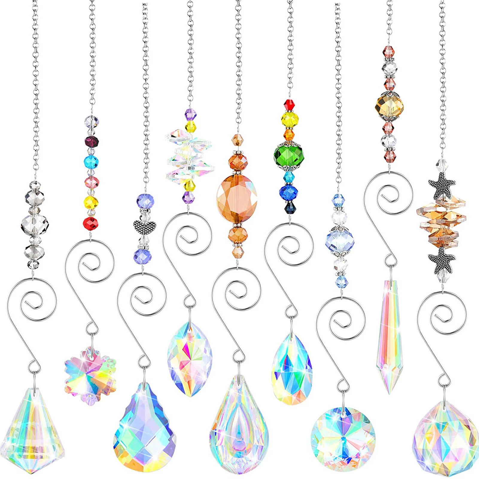 Colorful Crystals Glass Pendants Hanging Ornament Crystal Pendants For Home Office
Colorful Crystals Glass Pendants Hanging Ornament Crystal Pendants For Home Office