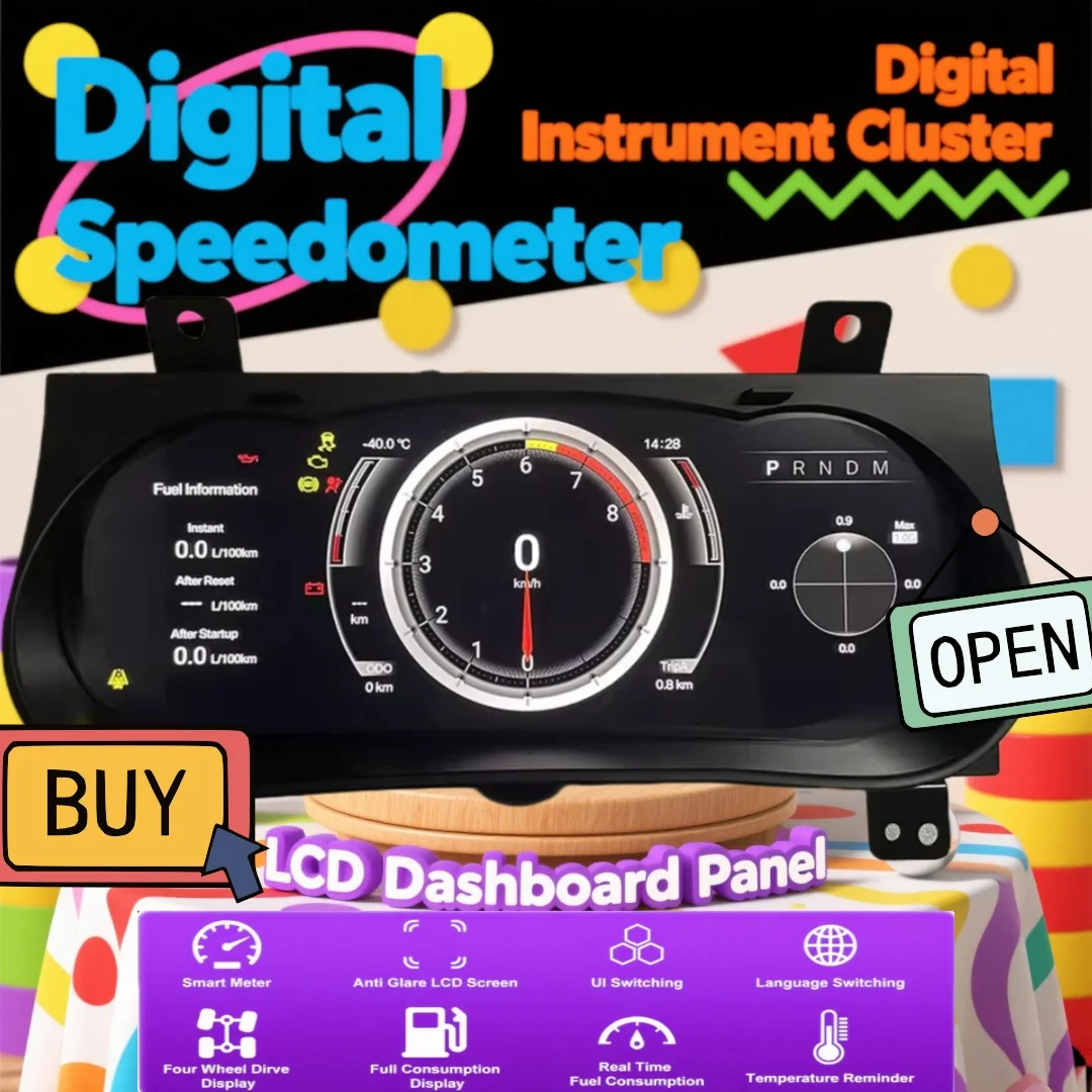 DDS 12.3 inch For Toyota Hilux Fortuner 2016-2024 Virtual Cockpit Digital Cluster Car Odometer Screen Dashboard LCD Speed Meter
DDS 12.3 inch For Toyota Hilux Fortuner 2016-2024 Virtual Cockpit Digital Cluster Car Odometer Screen Dashboard LCD Speed Meter