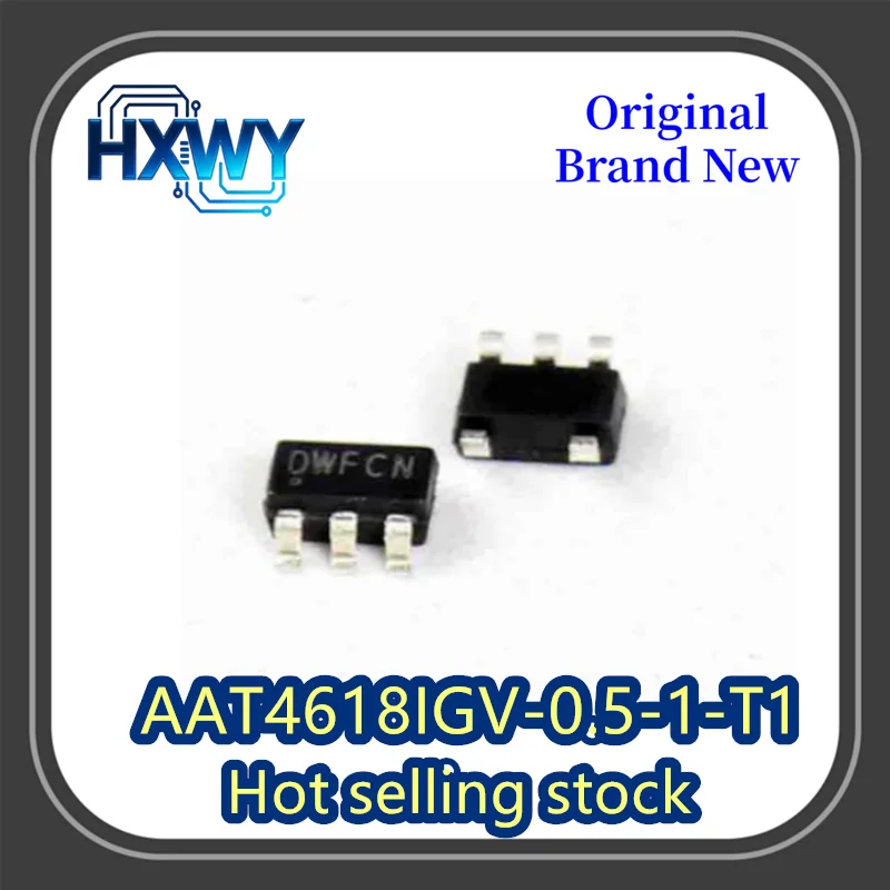 (10/50 pieces) AAT4618IGV-0.5-1-T1 packaged SOT23-5 integrated surface mount IC brand new and original.
(10/50 pieces) AAT4618IGV-0.5-1-T1 packaged SOT23-5 integrated surface mount IC brand new and original.