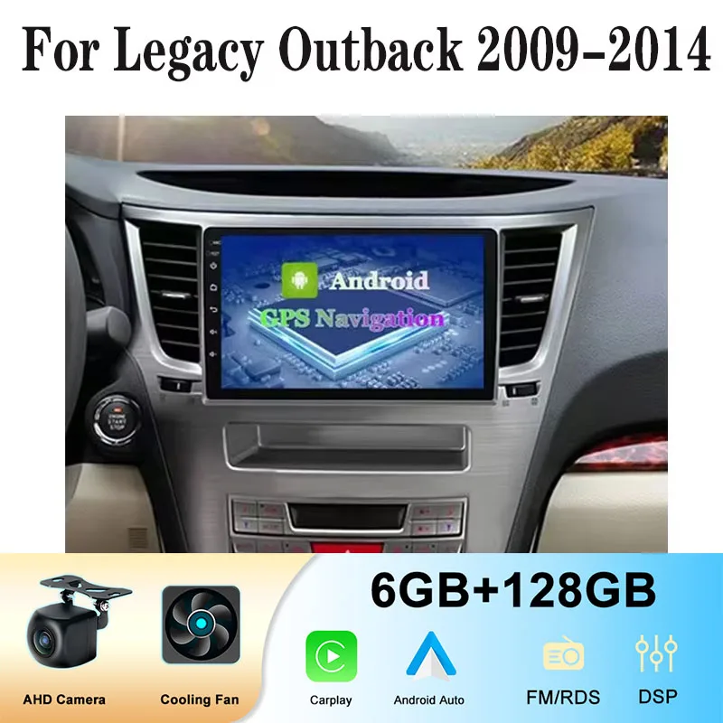 9" 6+128GB For Legacy Outback 2009-2014 Car Stereo Radio Apple CarPlay Android Head Unit FM GPSStereo BT No 2din DVD
9" 6+128GB For Legacy Outback 2009-2014 Car Stereo Radio Apple CarPlay Android Head Unit FM GPSStereo BT No 2din DVD