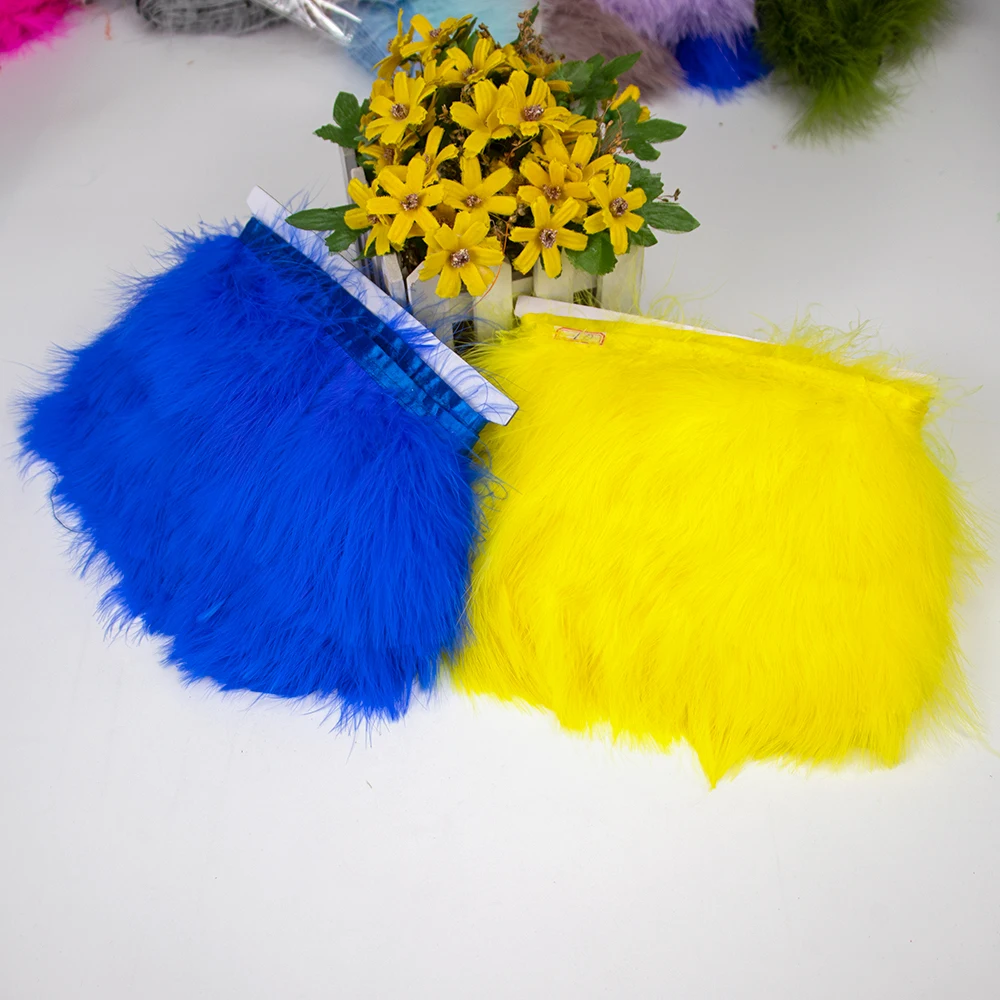 1M/Lot 8-10CM Long Yellow Turkey Feather Trim Pretty Dress Ribbon Fringes Decorations Accessories Feather Trim for Sewing
1M/Lot 8-10CM Long Yellow Turkey Feather Trim Pretty Dress Ribbon Fringes Decorations Accessories Feather Trim for Sewing