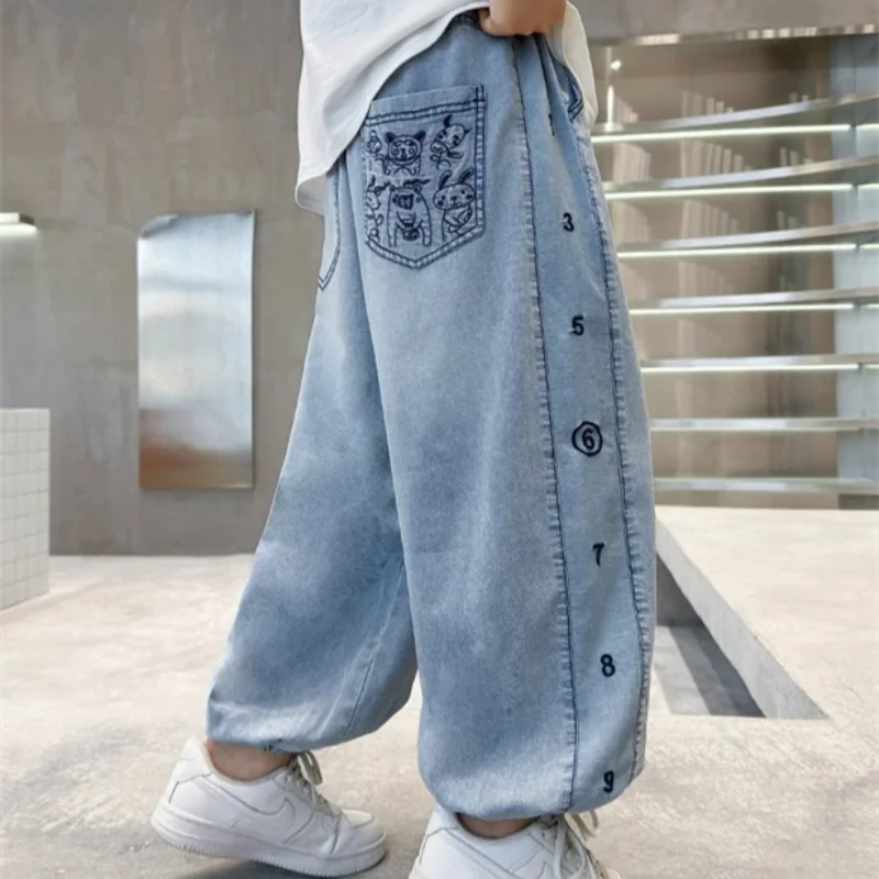 Boys Jean Pants Long Trousers Denim 2024 Vintage Spring Autumn Baby's Kids Sport Teenagers Birthday Christmas Gift Children's Cl
Boys Jean Pants Long Trousers Denim 2024 Vintage Spring Autumn Baby's Kids Sport Teenagers Birthday Christmas Gift Children's Cl