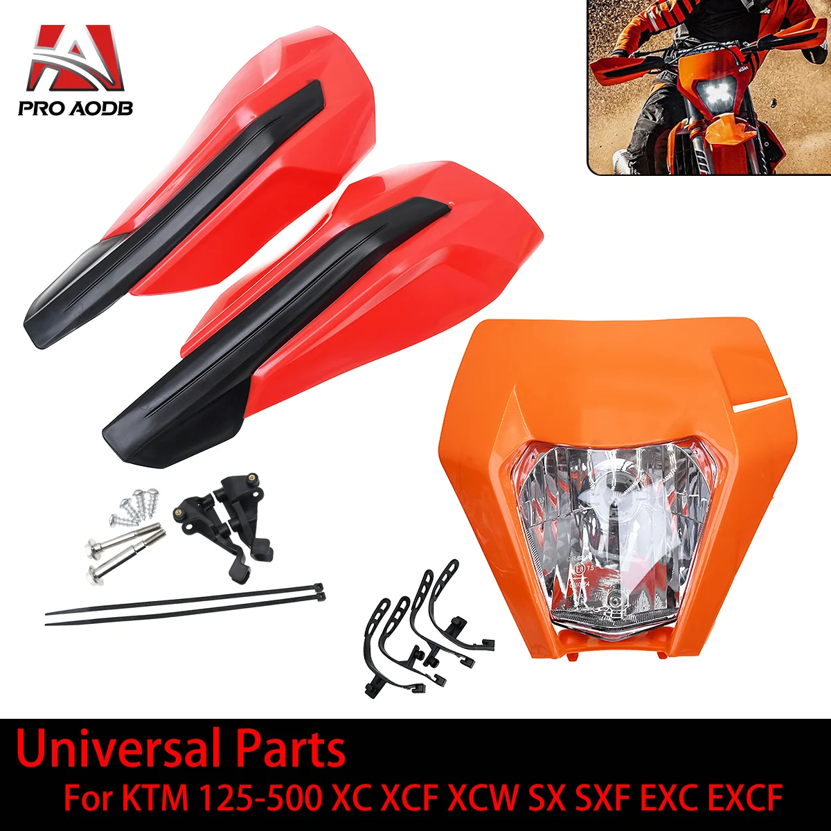 Motorcycle Accessories Universal Headlamp Lights Headlight Handguard Handlebar Protection Handle Hand Guards Protector For KTM
Motorcycle Accessories Universal Headlamp Lights Headlight Handguard Handlebar Protection Handle Hand Guards Protector For KTM