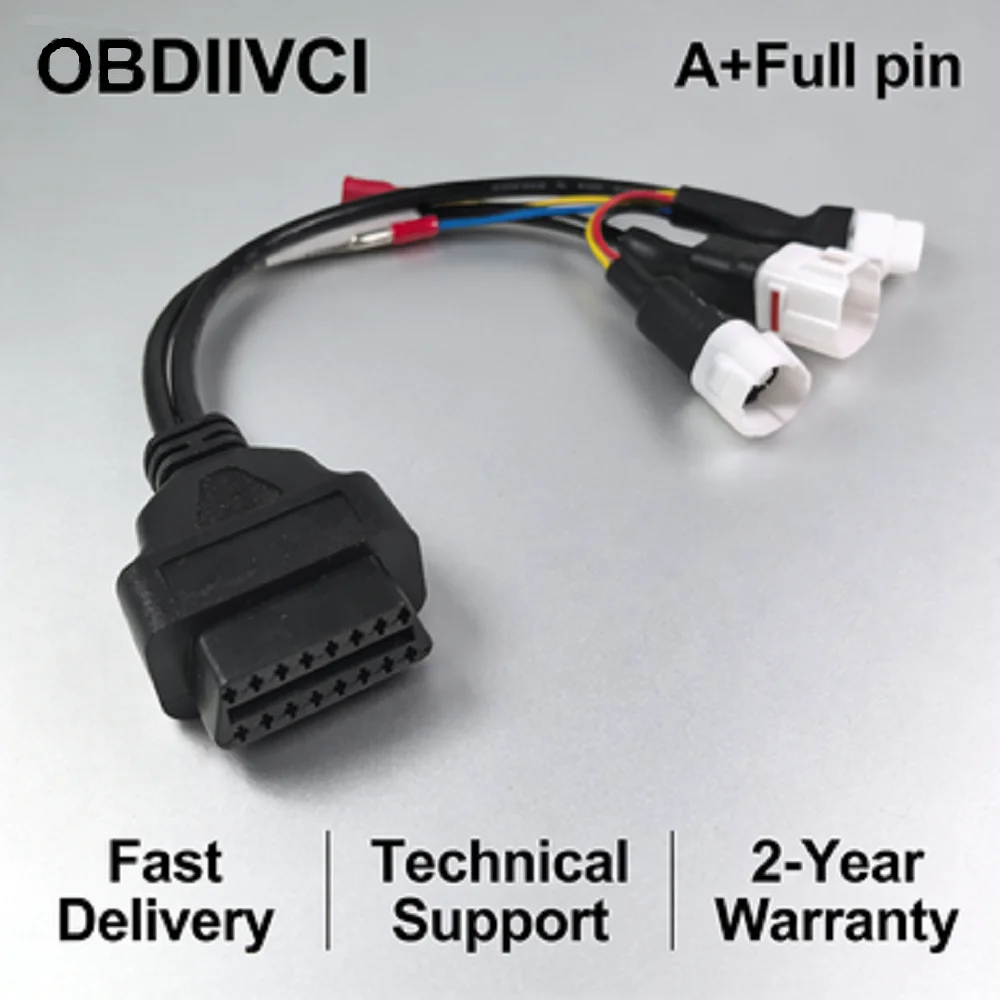 Hot Sale 3IN1 Motorcycle OBD2 Diagnostic Cable Adaptor For Yamaha 3Pin 4Pin Honda 4Pin Motorbike Connector
Hot Sale 3IN1 Motorcycle OBD2 Diagnostic Cable Adaptor For Yamaha 3Pin 4Pin Honda 4Pin Motorbike Connector