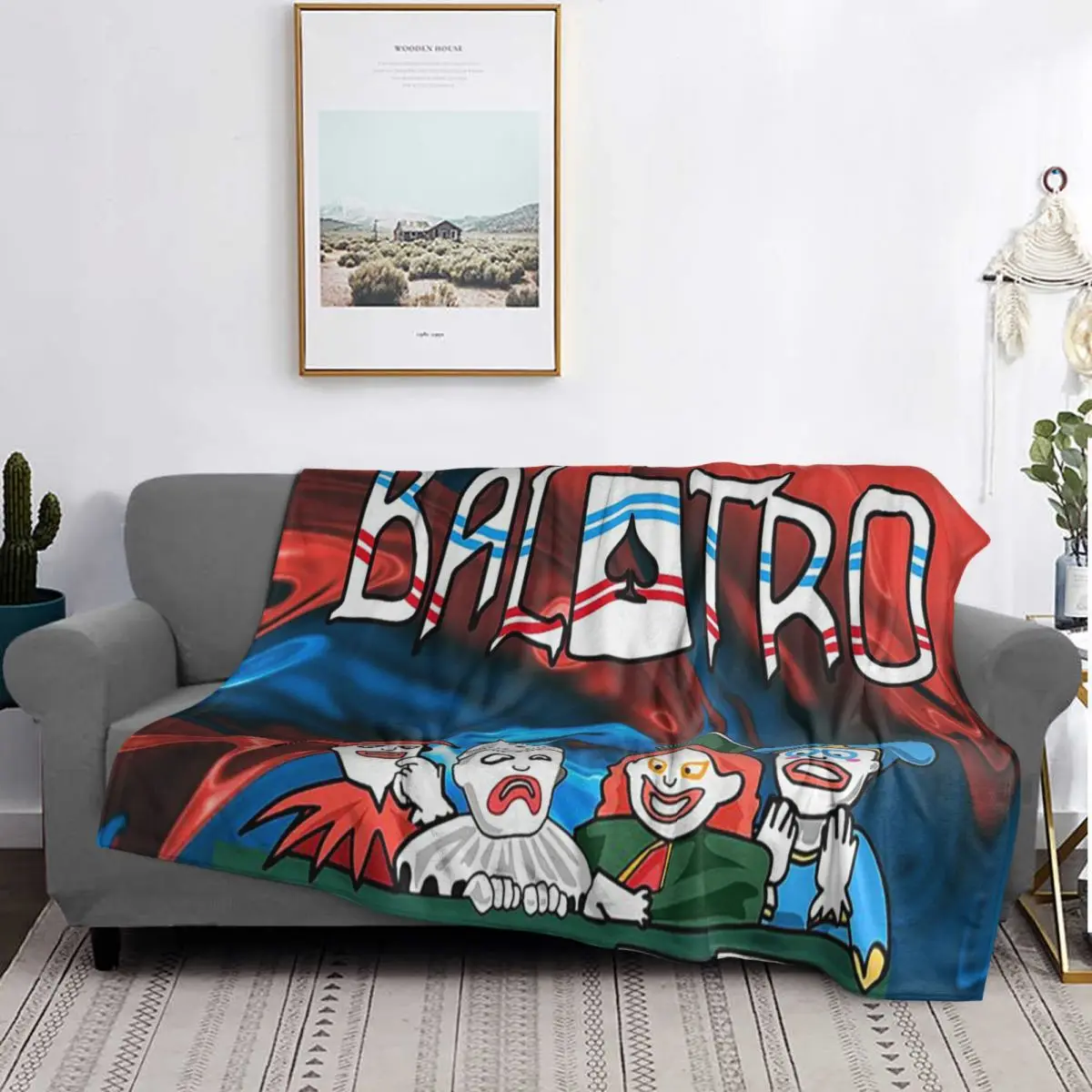 Balatro Playing Card Jocker Lusty Joker Blankets Soft Warm Flannel Throw Blanket Cover for Living room Picnic Travel Home Couch
Balatro Playing Card Jocker Lusty Joker Blankets Soft Warm Flannel Throw Blanket Cover for Living room Picnic Travel Home Couch