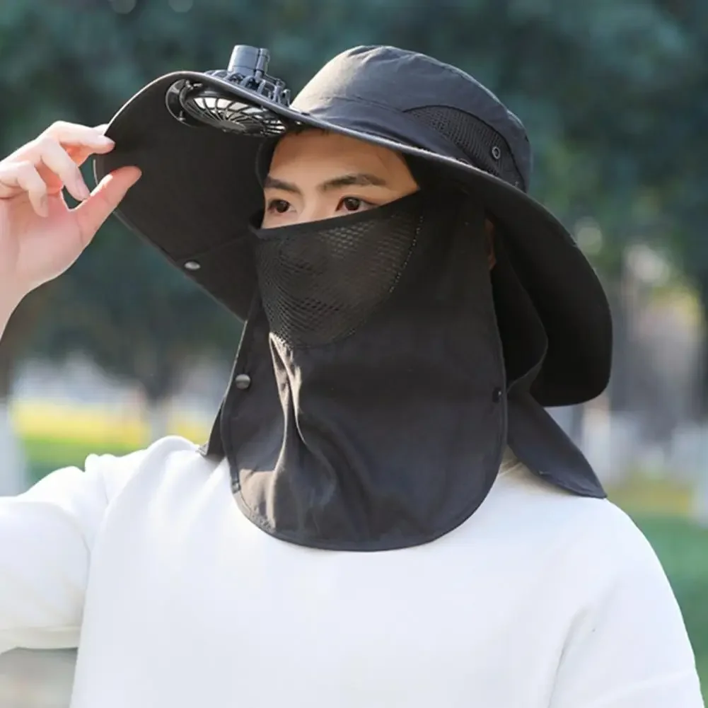 New Cooling Fisherman Hat with USB Fan & Wide Brim - UPF50+ Sun Protection, Adjustable & Rotatable for Outdoor Fishing Hiking
New Cooling Fisherman Hat with USB Fan & Wide Brim - UPF50+ Sun Protection, Adjustable & Rotatable for Outdoor Fishing Hiking