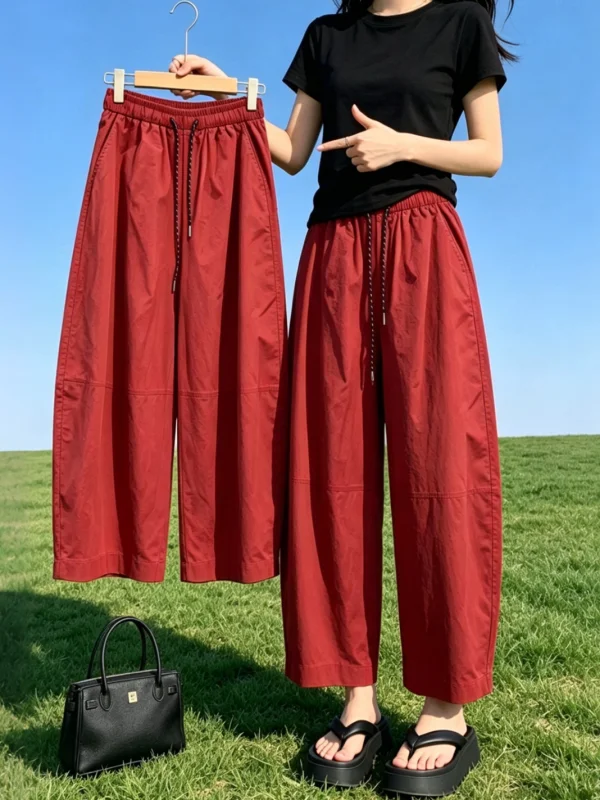 Korean Style Balloon Pants 2026 New Loose Casual Lazy Style Small Size Casual Knife Pants Trendy Nine Point Pants
Korean Style Balloon Pants 2026 New Loose Casual Lazy Style Small Size Casual Knife Pants Trendy Nine Point Pants