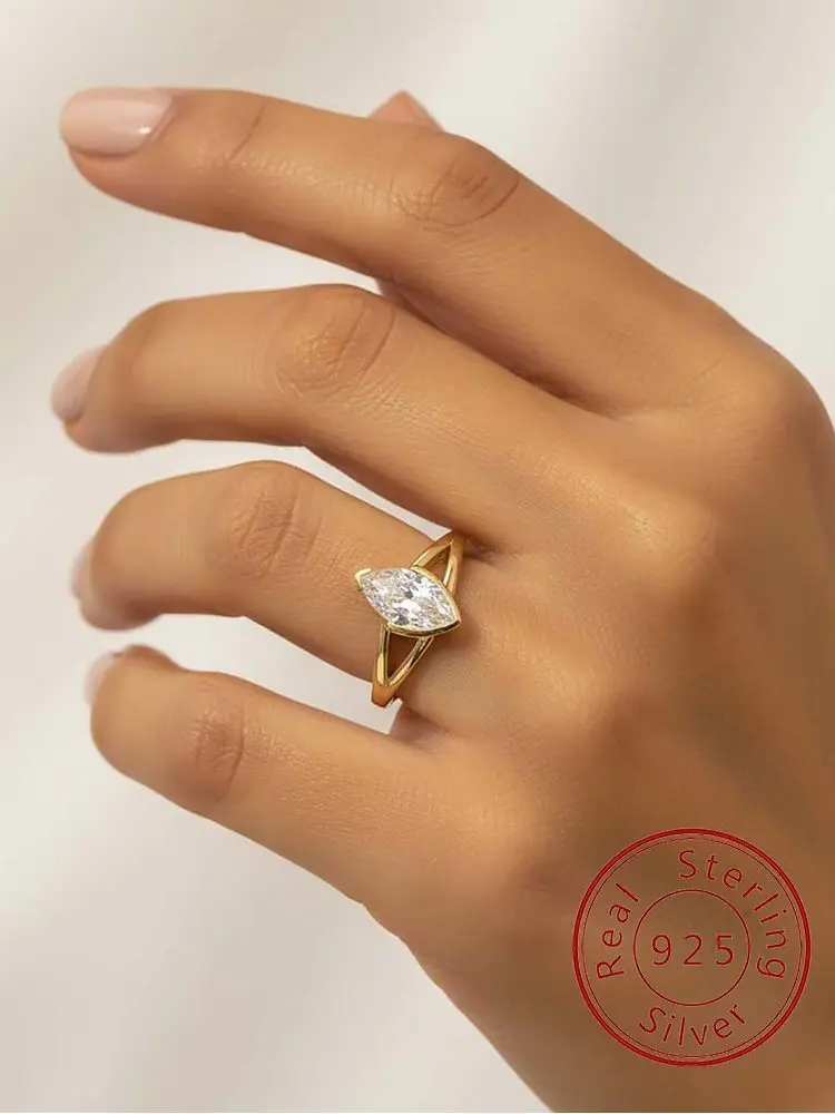 Стерлингового Серебра 925, модное блестящее кольцо с цирконом в форме маркизы для женщин, помолвка, годовщина свадьбы, высокое качество, ювелирные изделия
Стерлингового Серебра 925, модное блестящее кольцо с цирконом в форме маркизы для женщин, помолвка, годовщина свадьбы, высокое качество, ювелирные изделия