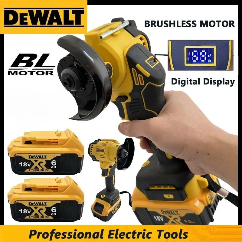 Аккумуляторная угловая шлифовальная машина DeWALT, мини-полировальная и шлифовальная машина, электрический инструмент для резки, совместимый с аккумуляторами 20В и 18В.
Аккумуляторная угловая шлифовальная машина DeWALT, мини-полировальная и шлифовальная машина, электрический инструмент для резки, совместимый с аккумуляторами 20В и 18В.