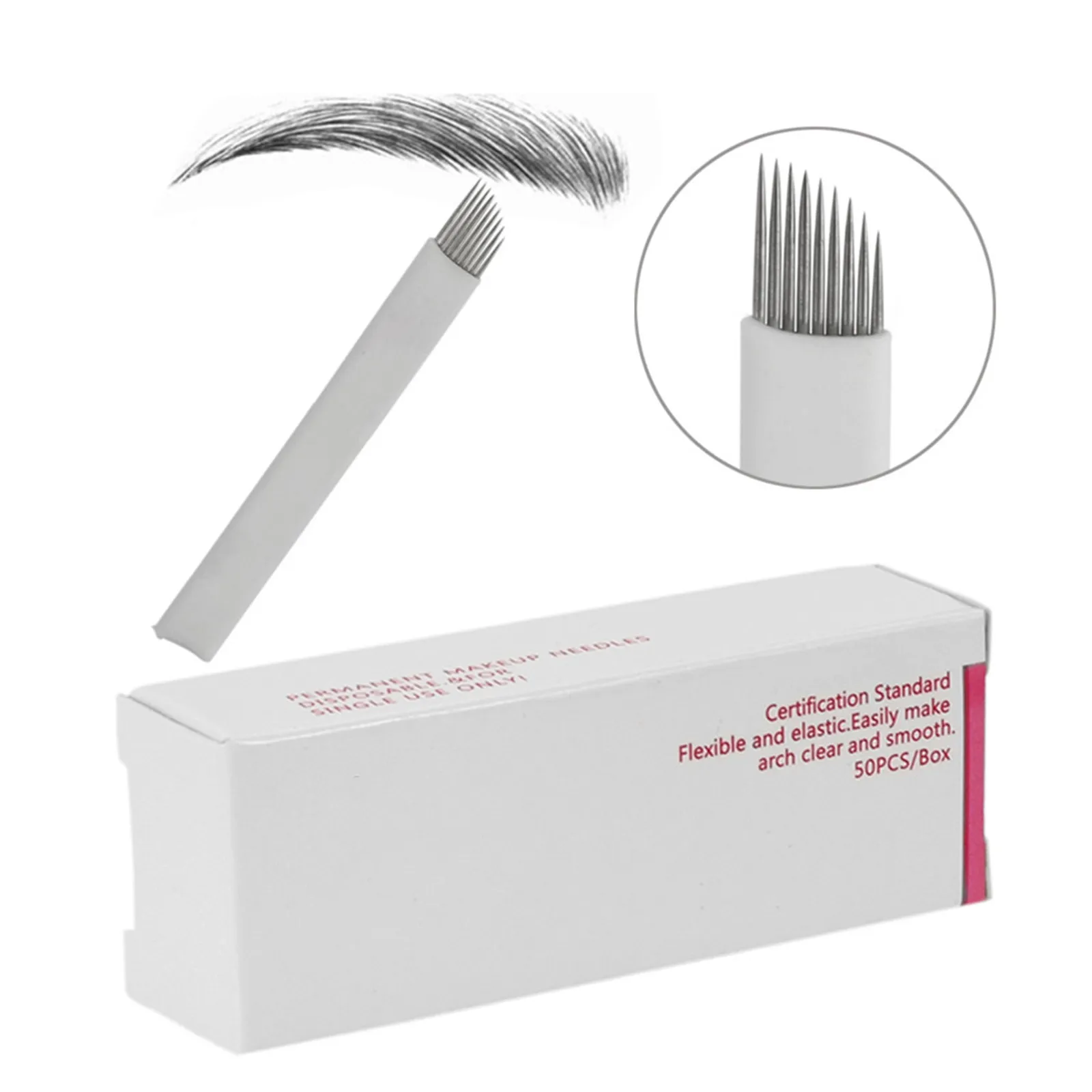 50pcs Microblading Blades 9 Pin Eyebrow Needles For Tattooing Portable Precision Brow Shaping Tools
50pcs Microblading Blades 9 Pin Eyebrow Needles For Tattooing Portable Precision Brow Shaping Tools