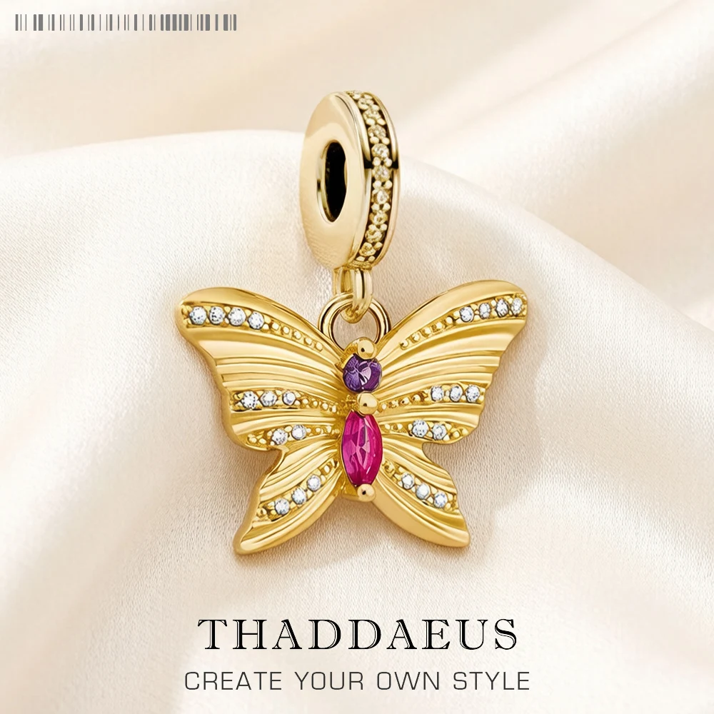 Butterfly Gold Charm for Women 925 Sterling Silver CZ Pave Design Fashion Pendant Jewelry Trendy Gift
Butterfly Gold Charm for Women 925 Sterling Silver CZ Pave Design Fashion Pendant Jewelry Trendy Gift