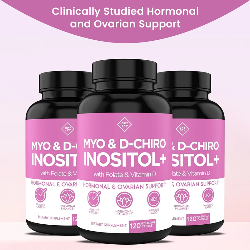 Premium Inositol Supplement - Myo and D-Chiro Inositol Plus - Healthy Hormone Balance & Healthy Ovarian Support for Women
Premium Inositol Supplement - Myo and D-Chiro Inositol Plus - Healthy Hormone Balance & Healthy Ovarian Support for Women