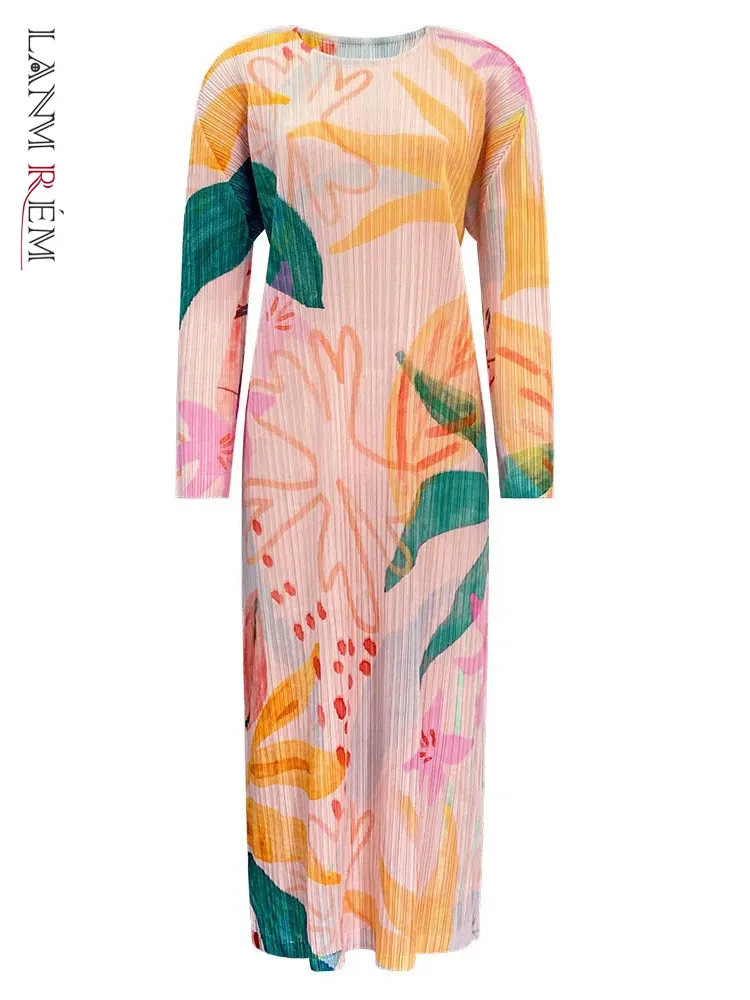 LANMREM Contrast Color Print Pleated Dress For Women O Neck Long Sleeves Casual Dresses Party Female 2024 New Clothing 32C1060
LANMREM Contrast Color Print Pleated Dress For Women O Neck Long Sleeves Casual Dresses Party Female 2024 New Clothing 32C1060