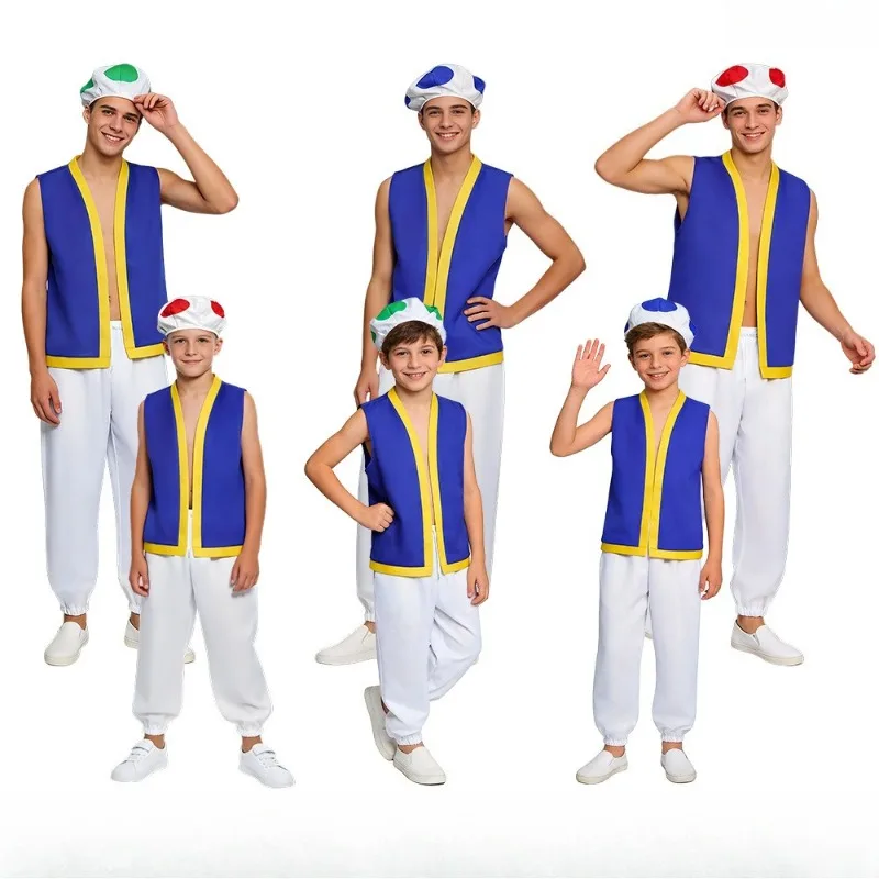 Super Malirio Series Cosplay Costume Mushroom Man Anime Role Play Outfit Halloween Party Stage Performance Dress Up Clothing
Super Malirio Series Cosplay Costume Mushroom Man Anime Role Play Outfit Halloween Party Stage Performance Dress Up Clothing