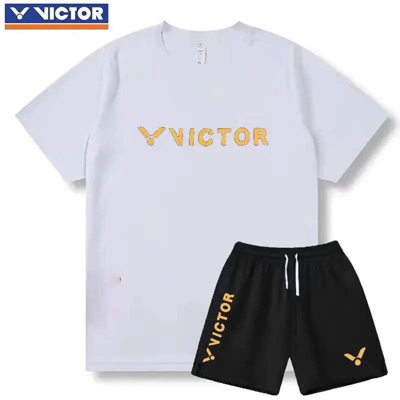 New Summer Cotton Sports Shorts Badminton Cultural Shirt Competition Suit Training Casual Short Sleeves Men and Women
New Summer Cotton Sports Shorts Badminton Cultural Shirt Competition Suit Training Casual Short Sleeves Men and Women