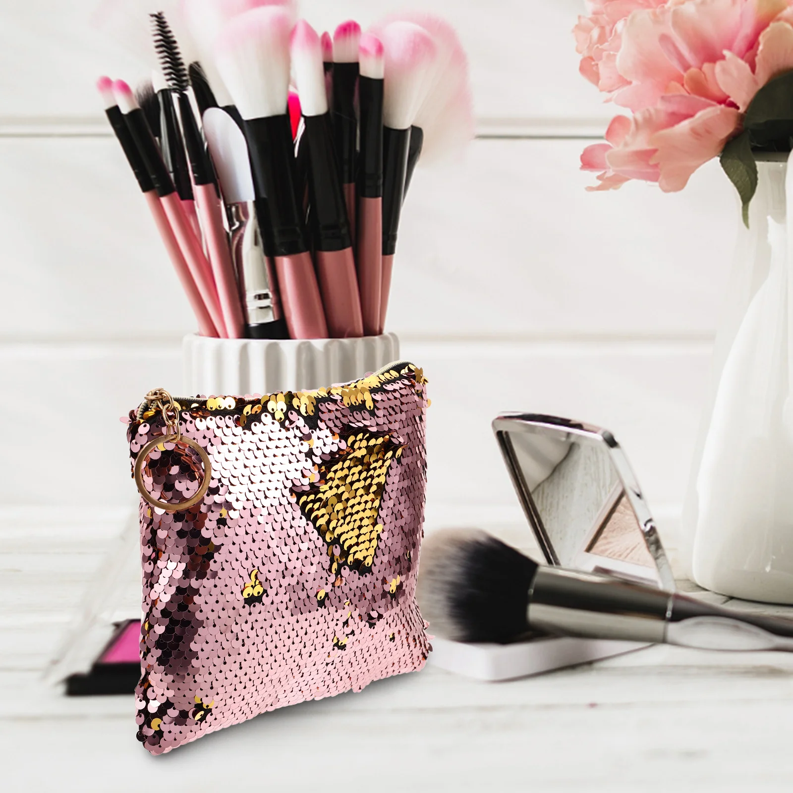 Fashion Coin Purse Sequined Woman Fashion Purse Handbag Toiletry Woman Bag Wallet Durable Practical Storage
Fashion Coin Purse Sequined Woman Fashion Purse Handbag Toiletry Woman Bag Wallet Durable Practical Storage