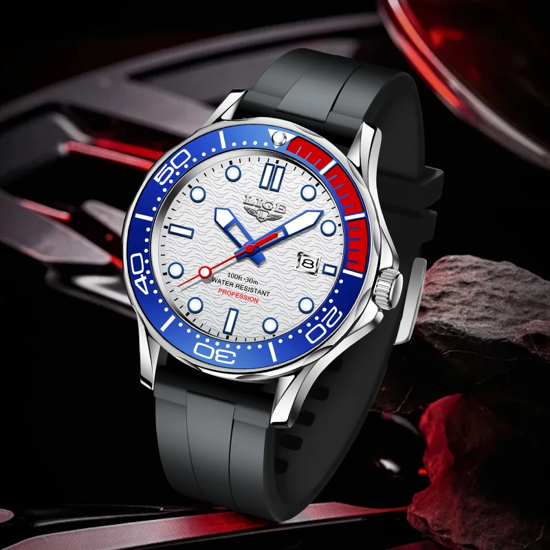 LIGE Fashion Casual Sport Quartz Man Watch Outdoor Silicone Calendar Waterproof Luminous Simple Watches for Men Reloj Hombre+Box
LIGE Fashion Casual Sport Quartz Man Watch Outdoor Silicone Calendar Waterproof Luminous Simple Watches for Men Reloj Hombre+Box
