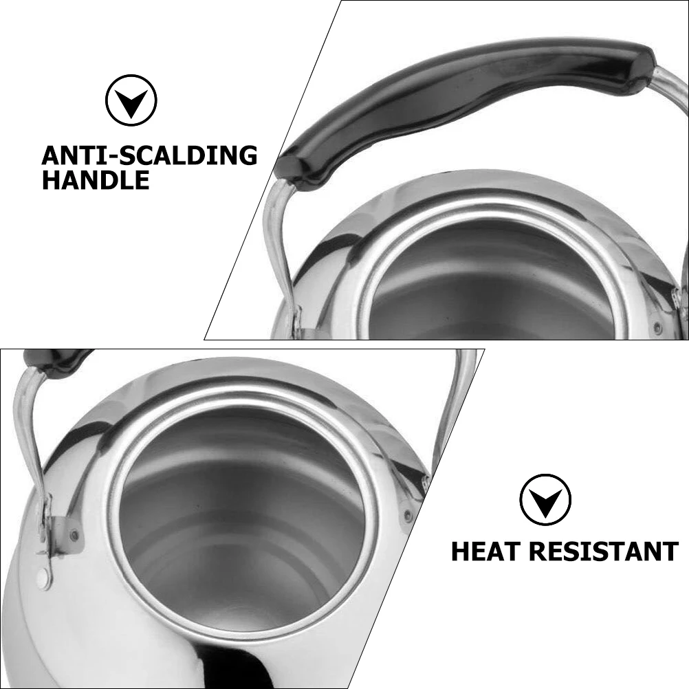 Stainless Steel Stovetop Kettle Wear-Resistant Water Tea Pot Anti-Scalding Handle Home Kitchen Household Daily Use Whistling
Stainless Steel Stovetop Kettle Wear-Resistant Water Tea Pot Anti-Scalding Handle Home Kitchen Household Daily Use Whistling