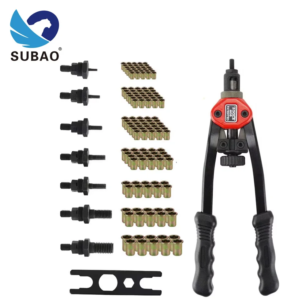 SUBAO BT605 Инструмент для заклепок и гаек M3 M4 M5 M6 M8 M10 M12 Набор для установки ручных заклепок для заклепочных гаек 140
SUBAO BT605 Инструмент для заклепок и гаек M3 M4 M5 M6 M8 M10 M12 Набор для установки ручных заклепок для заклепочных гаек 140