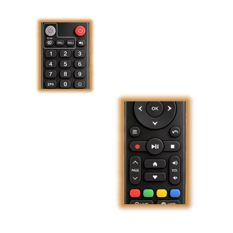 Replacement Remote Control for Xsarius TV Box H.265 - No Programming Required Spare Part Accessory for Electronic Devices
