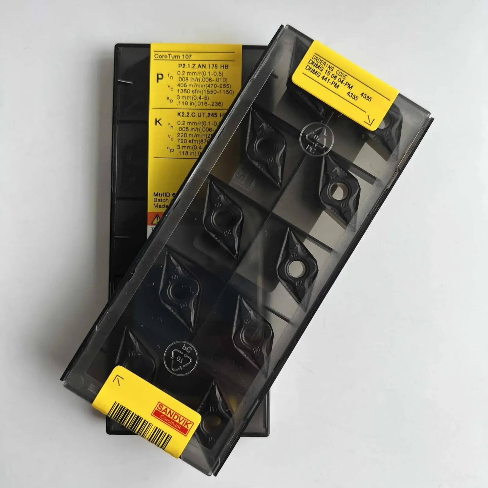 Original SANDVIK / DNMG150604-PM 4335 / Hard alloy CNC Blade 10 Pcs
Original SANDVIK / DNMG150604-PM 4335 / Hard alloy CNC Blade 10 Pcs