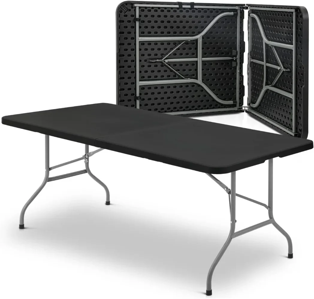 MoNiBloom 8Ft Folding Heavy Duty Utility Table, Indoor Outdoor Portable Plastic Wedding Event Picnic Table w/Steel
MoNiBloom 8Ft Folding Heavy Duty Utility Table, Indoor Outdoor Portable Plastic Wedding Event Picnic Table w/Steel