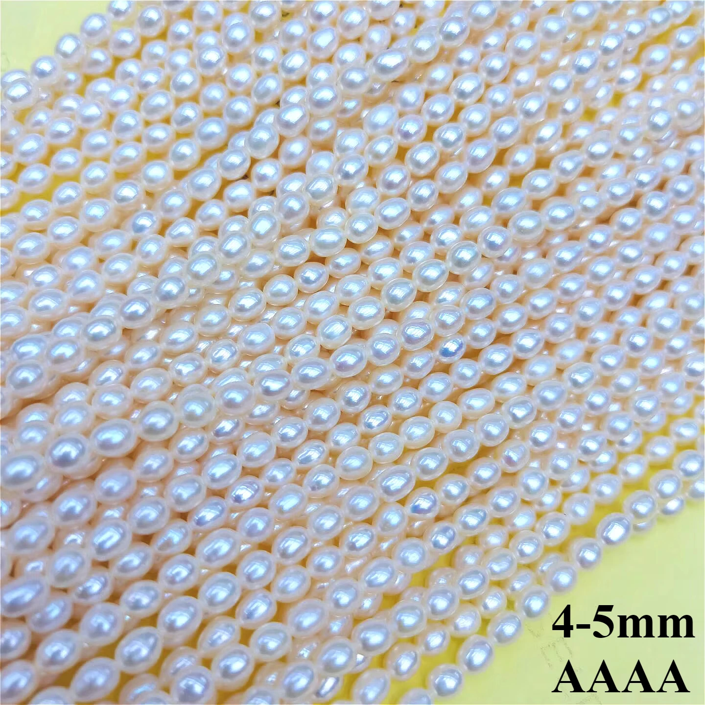4-5mm 4A Dazzling Vitreous Natural Freshwater Rice Flat Pearl Bead Women Gift Jewelry Make DIY Necklace Bracelet Accessories
4-5mm 4A Dazzling Vitreous Natural Freshwater Rice Flat Pearl Bead Women Gift Jewelry Make DIY Necklace Bracelet Accessories