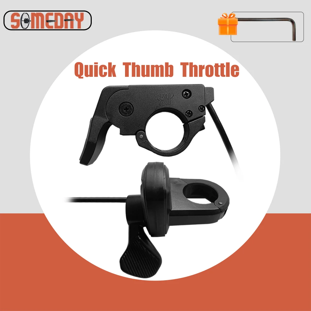 Electric Bike Thumb Throttle 3Pin Waterproof SM Connector Left Right Hand Throttle For 12V-72V Electric Bicycle Accelerator
Electric Bike Thumb Throttle 3Pin Waterproof SM Connector Left Right Hand Throttle For 12V-72V Electric Bicycle Accelerator