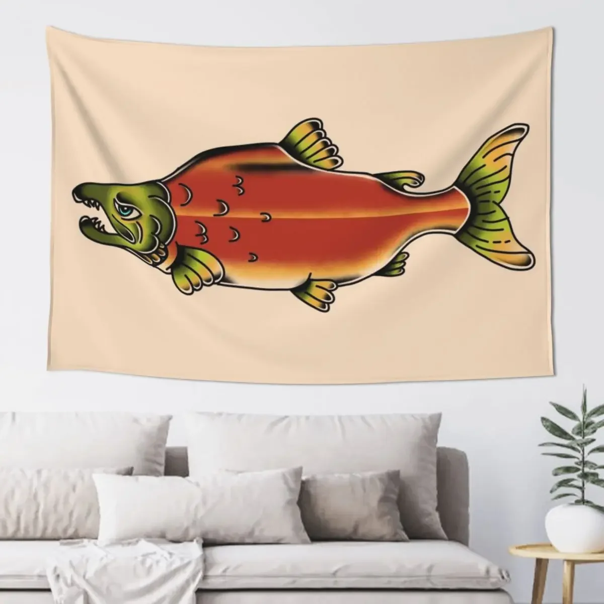 American Traditional Salmon Tapestry Decoration Home Wall Art Room Decorations Aesthetics Tapestry
American Traditional Salmon Tapestry Decoration Home Wall Art Room Decorations Aesthetics Tapestry