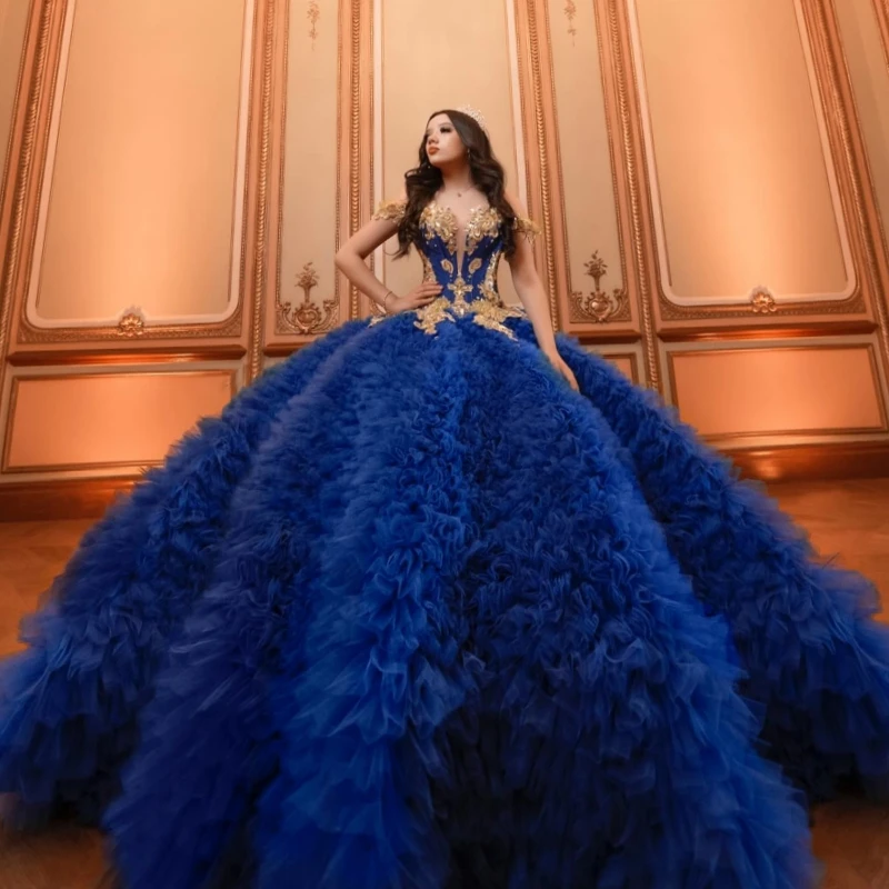 Royal Blue Princess Sweet 16 Dress Dress Quinceanera Dresses Applique Beads Tiered Tull Party Birthday Vestidos 15 De Anos
Royal Blue Princess Sweet 16 Dress Dress Quinceanera Dresses Applique Beads Tiered Tull Party Birthday Vestidos 15 De Anos