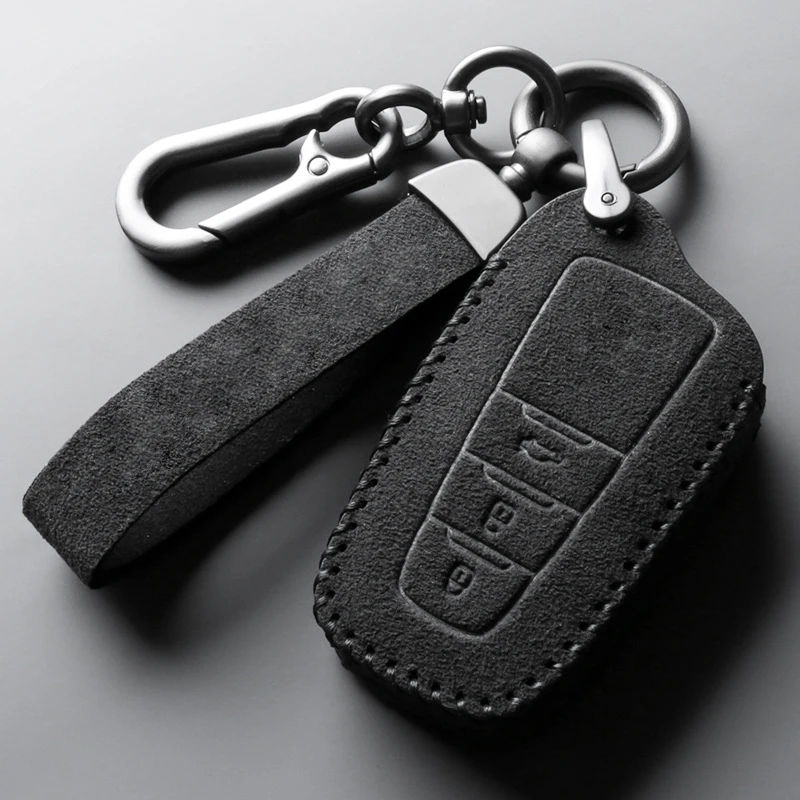 Leather Suede Car Remote Key Case Cover Shell for Toyota Camry CHR Corolla RAV4 Avalon Land Cruiser Prado Prius Remote Car
Leather Suede Car Remote Key Case Cover Shell for Toyota Camry CHR Corolla RAV4 Avalon Land Cruiser Prado Prius Remote Car