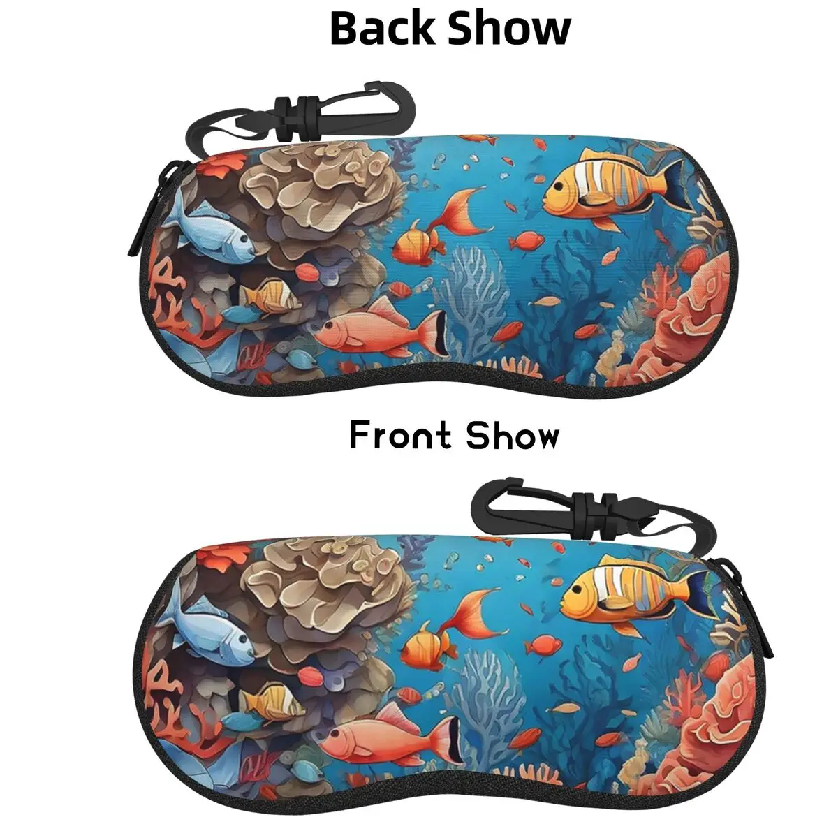 Coral Reef And Fishes Seamless Pattern Shell Glasses Case Protector Sunglasses Box Women Men Soft Eyeglass Bag Pouch
Coral Reef And Fishes Seamless Pattern Shell Glasses Case Protector Sunglasses Box Women Men Soft Eyeglass Bag Pouch