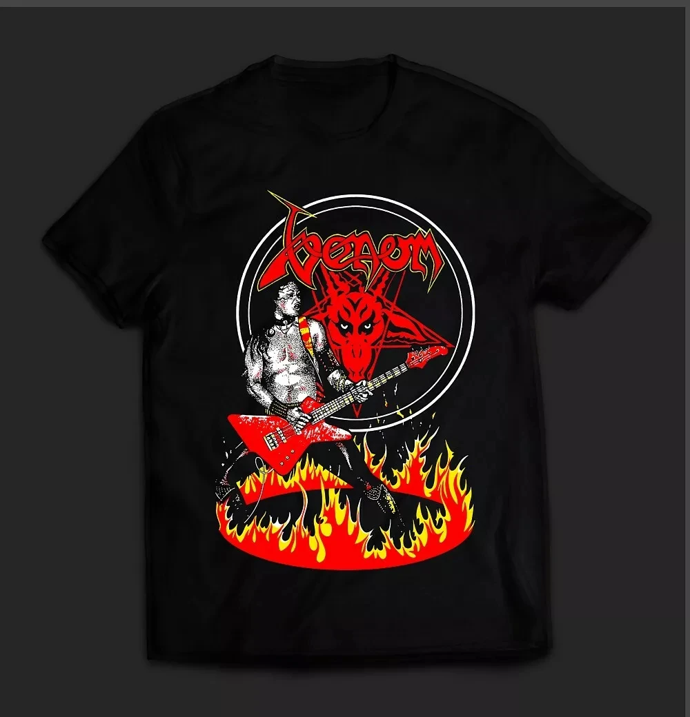 VENOM – Cronos In Flames T-SHIRT American Band Singer T-shirt Men Fashion Street Hip-hop Rock Short-sleeved Women Cotton Top
VENOM – Cronos In Flames T-SHIRT American Band Singer T-shirt Men Fashion Street Hip-hop Rock Short-sleeved Women Cotton Top
