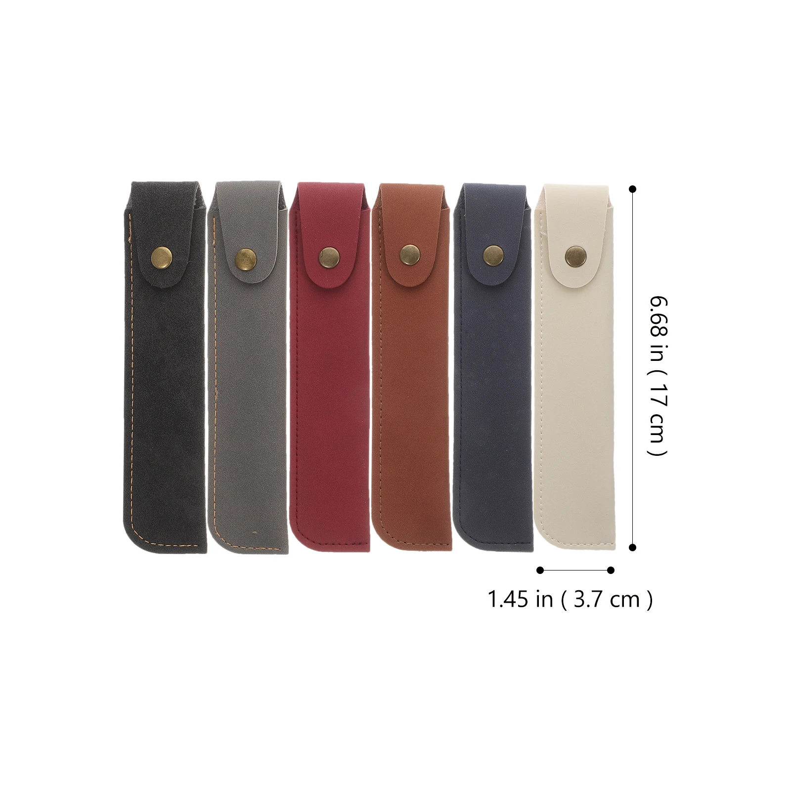 6pcs Pen Bag Packaging Set PU Single Fountain Pen Holder Protective Cover Storage Portable Desk Organizer
6pcs Pen Bag Packaging Set PU Single Fountain Pen Holder Protective Cover Storage Portable Desk Organizer