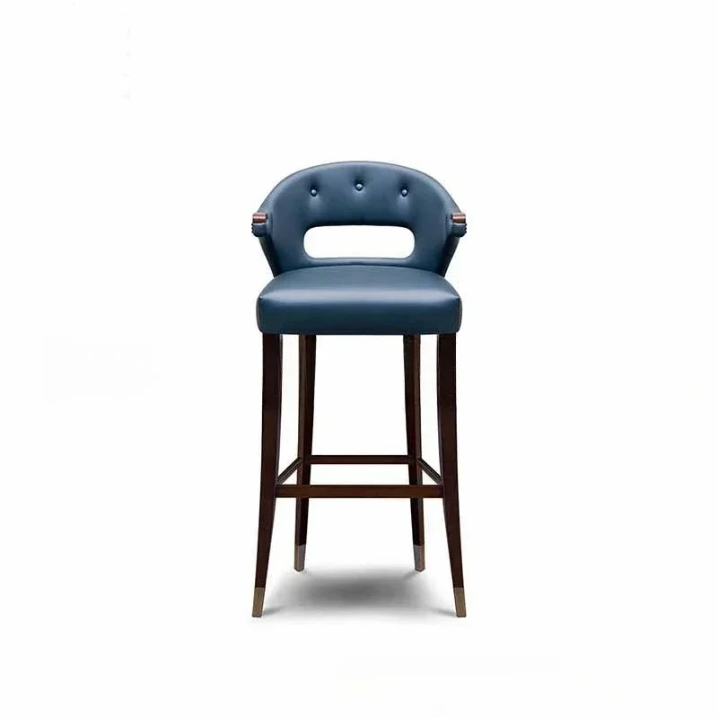 American retro solid wood bar chair furniture creative leather bar high stool KTV leisure front desk bench
American retro solid wood bar chair furniture creative leather bar high stool KTV leisure front desk bench