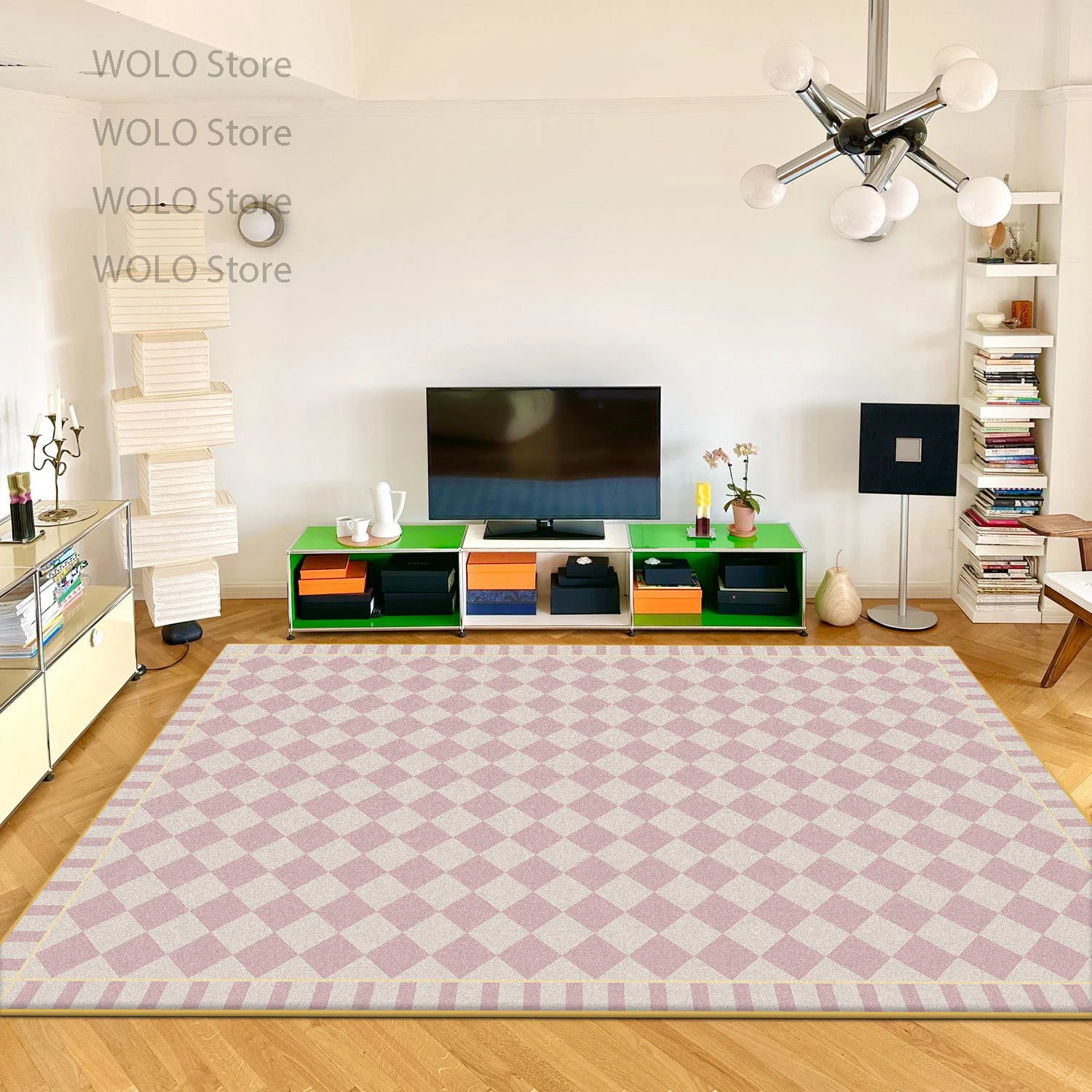 Modern Geometric Plaid Carpet Fresh Style Plush Living Room Large Area Rugs Soft Fluffy Anti-slip Bedroom Washable Floor Mat
Modern Geometric Plaid Carpet Fresh Style Plush Living Room Large Area Rugs Soft Fluffy Anti-slip Bedroom Washable Floor Mat
