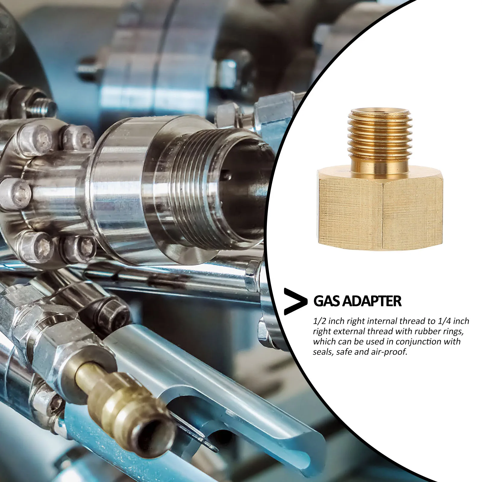 2pcs Gas Adapter Pipe Fittings 1 2 Inch Right Internal to 1 4 Inch Right External Brass Male Hose Flare Connector NPT Pipe
2pcs Gas Adapter Pipe Fittings 1 2 Inch Right Internal to 1 4 Inch Right External Brass Male Hose Flare Connector NPT Pipe