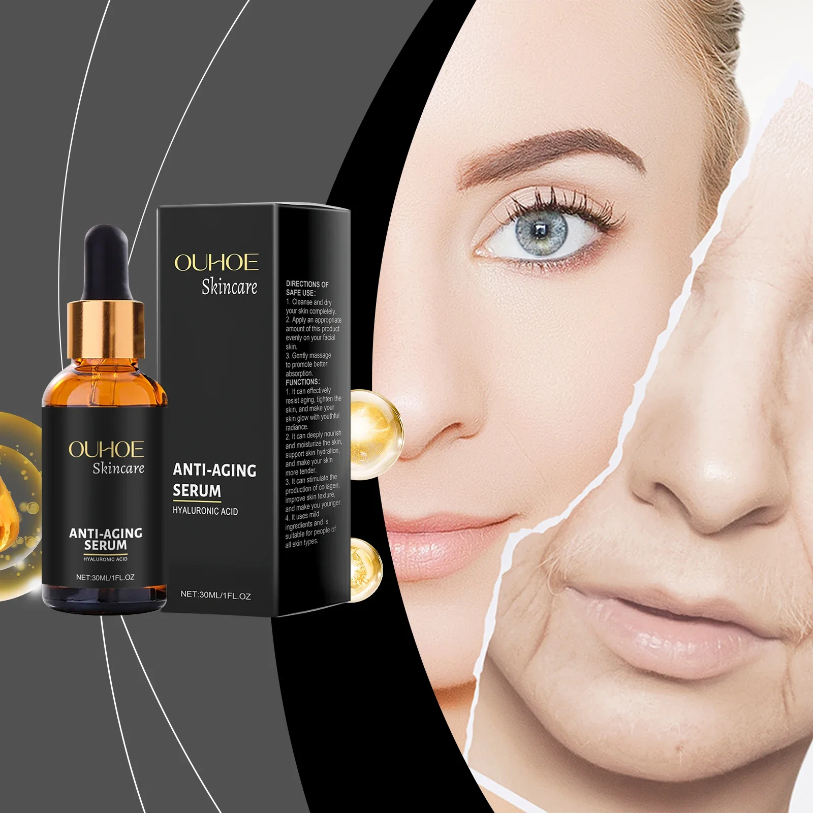 Facial moisturizing essence Gently care for facial skin rejuvenation skin youthful vitality moisturizing essence
Facial moisturizing essence Gently care for facial skin rejuvenation skin youthful vitality moisturizing essence