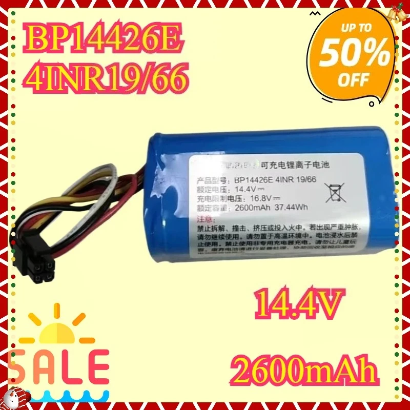 New 14.4V 2600mAh Li-ion Battery For Ursus Trotter BP14426E 4INR19/66 Robot Vacuum Cleaner Battery Accessories Part
New 14.4V 2600mAh Li-ion Battery For Ursus Trotter BP14426E 4INR19/66 Robot Vacuum Cleaner Battery Accessories Part