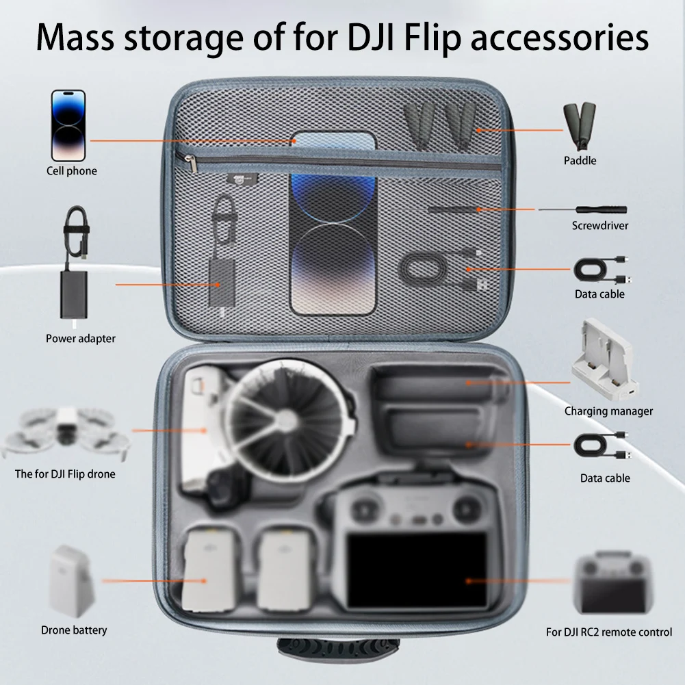 Сумка для хранения дронов, долговечный набор, портативная сумка для DJI FLIP, комбинированная сумка для хранения, водонепроницаемый чехол из искусственной кожи с плечевым ремнем
Сумка для хранения дронов, долговечный набор, портативная сумка для DJI FLIP, комбинированная сумка для хранения, водонепроницаемый чехол из искусственной кожи с плечевым ремнем