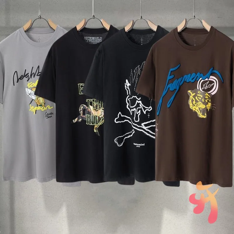 Summer Hiphop Street Cactus Jack T-shirts Cotton Letter Foam Print Short Sleeves Tops Casual Loose Tshirts Men Women Clothes
Summer Hiphop Street Cactus Jack T-shirts Cotton Letter Foam Print Short Sleeves Tops Casual Loose Tshirts Men Women Clothes