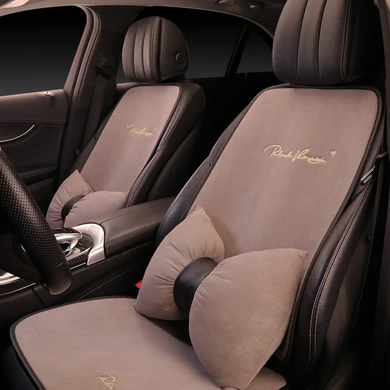Suede Four Seasons Car Seat Cushion Winter Warmth Four season constant temperature Ins style cushion Automotive Interior
Suede Four Seasons Car Seat Cushion Winter Warmth Four season constant temperature Ins style cushion Automotive Interior