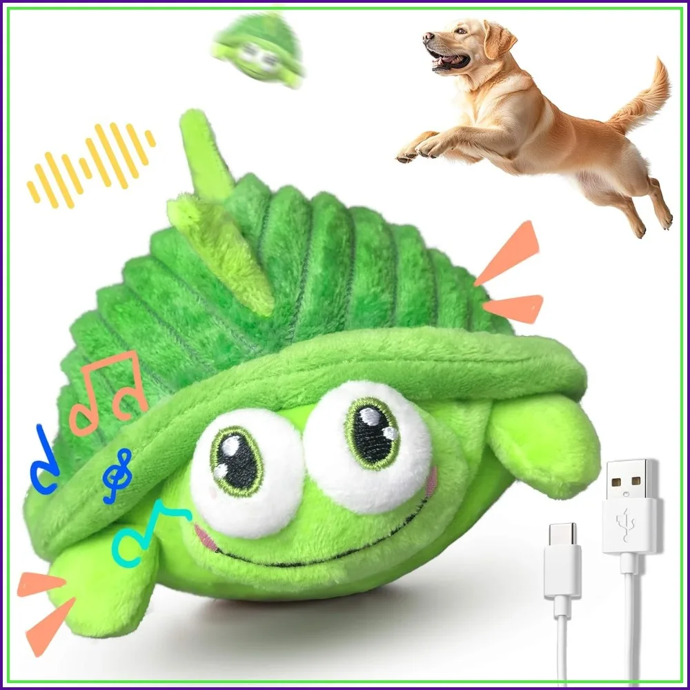 Interactive Moving Dog Toy with Bouncing Ball, Music & Recording - Rechargeable Self-Play for Small, Medium, Large Dogs
Interactive Moving Dog Toy with Bouncing Ball, Music & Recording - Rechargeable Self-Play for Small, Medium, Large Dogs